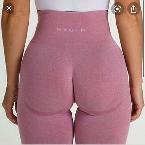 NVGTN pink full length leggings